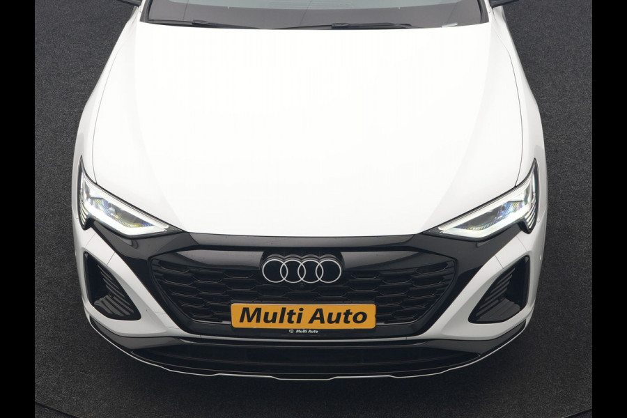 Audi Q8 e-tron 55 Quattro S Line 115 kWh 408pk Dealer O.H. | SOH 97,5% | Adaptive Cruise | Matrix LED | 360 Camera | Bang & Olufsen | Alcantara Sportstoelen Memory & Verwarmd | Sfeerverlichting | Keyless | BLIS | Navigatie | DAB | Virtual | 20"L.M |