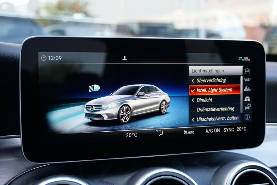 Mercedes-Benz C-Klasse 180 Business Solution AMG + CAMERA / LEDER / MULTIBEAM LED / DODEHOEK