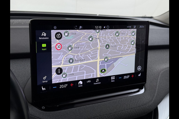 Škoda ENYAQ iV 80 204PK Pano-Dak Adap.Cruise Warmtepomp 3-Zone 20" SOH 90% Ecc Stuur+Stoelverwarming Camera Assistentie Pakket Plus Comfort Plu Apple Carplay Android Auto Draadloze telefoonlader Elek.Achterklep Privacy Glas Dealeronderhouden 1e Eigenaar