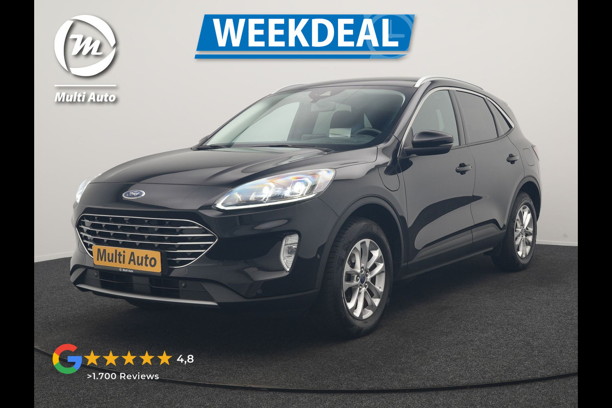 Ford Kuga 2.5 PHEV Titanium 225pk Dealer O.H. | Trekhaak Afn. | Adaptive Cruise | Head Up | 360 Camera | Stoelverwarming | Keyless | Blis | Apple Carplay | Virtual | Park Assist | Navigatie | DAB | Plug In Hybrid |