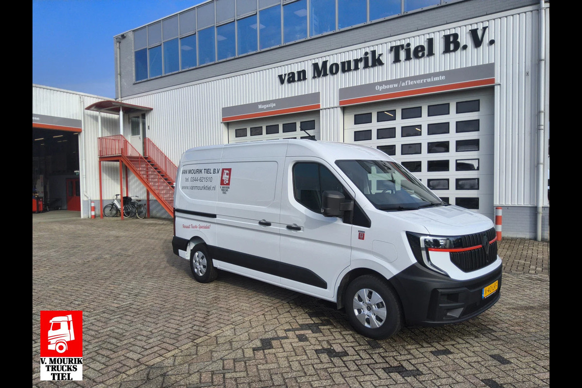 Renault E-TECH MASTER L2H2 - V-40-LRF - Z.E. 87 KWH - 145 PK - GESLOTEN - 2000 KG. TREKGEWICHT