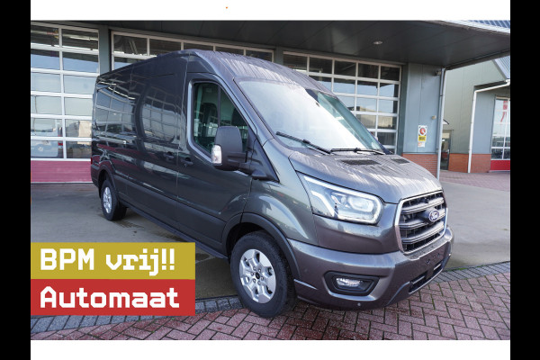 Ford Transit 350L 2.0 TDCI 165PK L3H2 Limited Automaat Schuifdeur L+R nr.V107 | Airco | Adap Cruise | 360 Camera | navi | Trekhaak