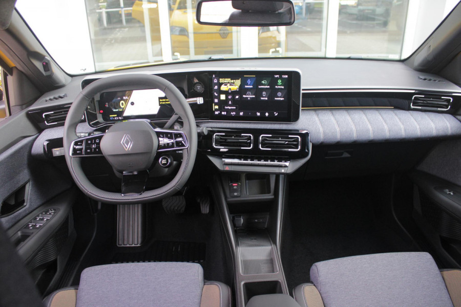 Renault 5 COMFORT RANGE TECHNO 150PK 52 kWh *NIEUWE AUTO!* | PACK WINTER TECHNO: (ELEKTRISCH VERWARMBARE VOORSTOELEN, ELEKTRISCH VERWARMBAAR STUURWIEL, BESTUUDERSSTOEL MET ELEKTRSCH VERSTELBARE LENDESTEUN, IN HOOGTE VERSTELBARE PASSAGIERSSTOEL) | LICHTMETALEN VELGEN 18" | ADAPTIVE CRUISE CONTROL | FULL LED KOPLAMPEN MET FRANSE VLAG | ELEKTRTISCH INKLABARE EN VERWARMBARE BUITENSPIEGELS | ACHTERUITRIJ CAMERA | SFEER VERLICHTING | GOOGLE MAPS NAVIGATIE | DRAADLOZE TELEFOONLADER | PRIVACY GLASS | 100KW SNELLAAD FUNCTIE | DRAADLOZE APPLE CARPLAY/ANDROID AUTO | DAB+ RADIO | SFEER VERL
