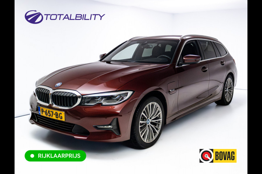 BMW 3 Serie Touring 320e Business Edition Plus | Camera | PDC V+A | Elec. achterklep | Cruise | Navigatie pro | Afn.Trekhaak Apple carplay/Android auto, Lederen bekleding, 18"LMV