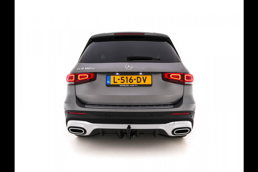Mercedes-Benz Glb 180 d Premium Plus (INCL. BTW) Aut. *TOWBAR | LEATHER-MICROFIBRE | FULL-LED | AMBIENTLIGHT | WIDE-COCKPIT | HEATED-SPORTSEATS | KEYLESS | NAVI-FULLMAP | ECC | SHIFTPADDLES | PDC | CRUISE | 190''ALU*
