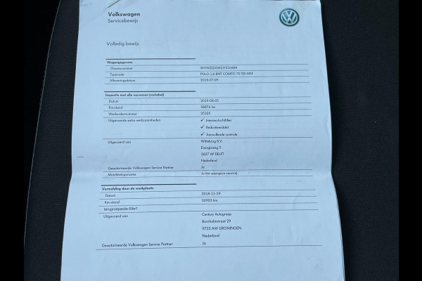 Volkswagen Polo 1.6 TDI Comfortline / Airco / Adaptief Cruise / Navi / Carplayl Dstr vv 175dkm l