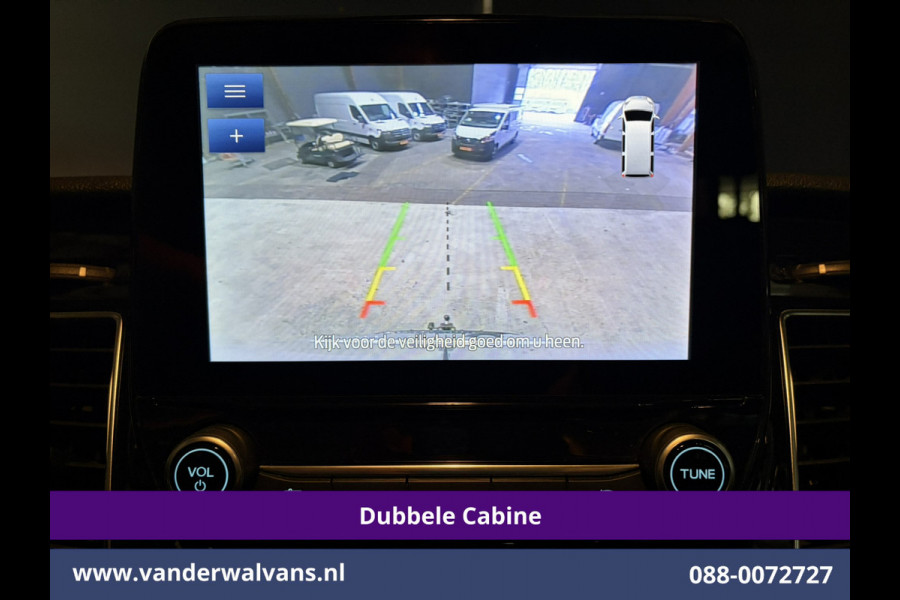 Ford Transit 2.0 TDCI 185pk L3H2 Dubbele Cabine Euro6 Airco | 5-Zits | Camera | Navigatie | Apple Carplay | LED | Xenon Android Auto, Trekhaak, Cruisecontrol, Stoelverwarming, Verwarmde Voorruit, Parkeersensoren