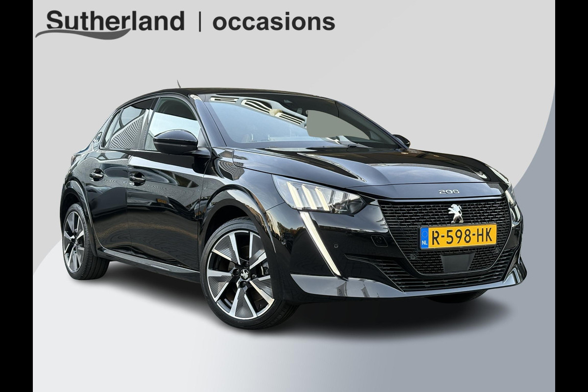 Peugeot e-208 EV GT Pack 50 kWh | SOH 94,3 % | Dodehoeksensoren | Camera | Carplay | Navigatie | Cruise Control |