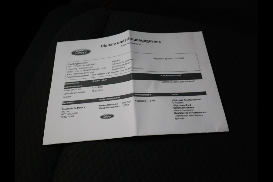 Ford Fiesta 1.0 ECOBOOST ST-LINE + WINTERPACK | NAVIGATIE | APPLE CARPLAY | 17 INCH LMV