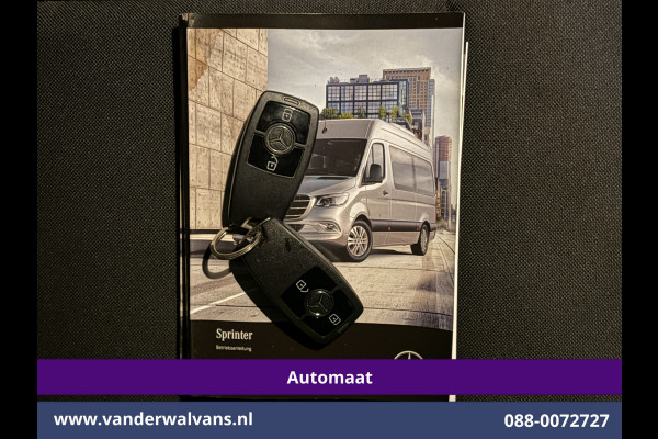 Mercedes-Benz Sprinter 317 CDI 170pk 9G-Tronic Automaat L2H2 Facelift Euro6 Airco | Camera | Navigatie | LED | Chauffeursstoel Cruisecontrol, Stoelverwarming, 270 Graden Achterdeuren, Parkeersensoren, Bijrijdersbank