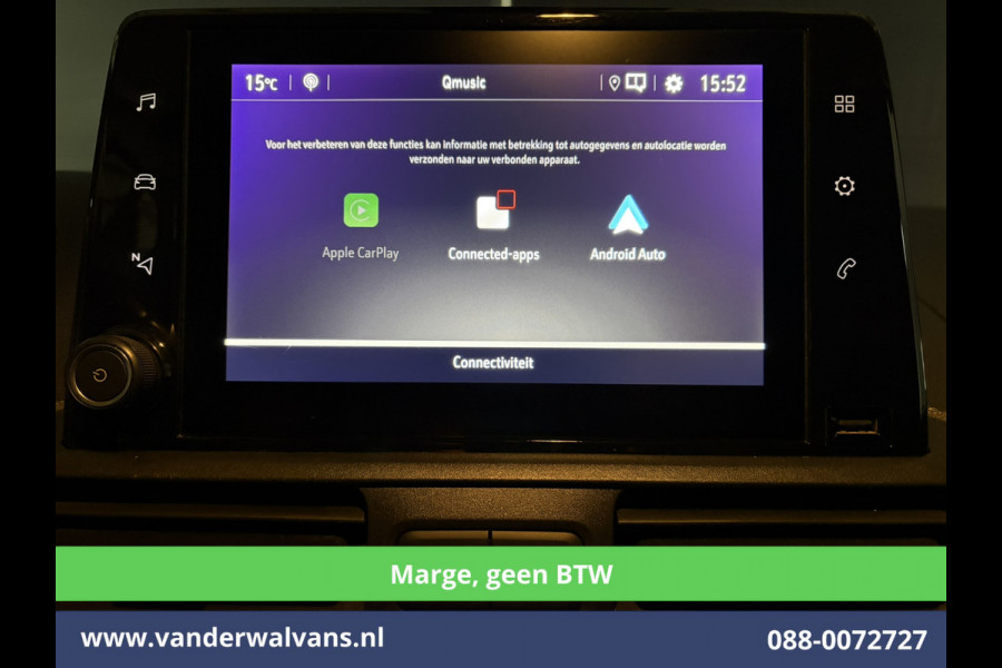 Opel Combo 1.5D 131pk Automaat **MARGE, GEEN BTW** L2H1 Euro6 Airco | Camera | Navigatie | Apple Carplay LED, Android Auto, Cruisecontrol, Parkeersensoren