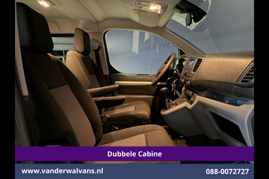 Peugeot Expert 2.0 BlueHDI 123pk L3H1 Dubbele Cabine Euro6 Airco | 5-Zits | 2500kg Trekhaak Cruisecontrol, Parkeersensoren