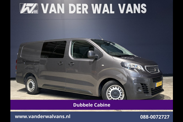 Peugeot Expert 2.0 BlueHDI 123pk L3H1 Dubbele Cabine Euro6 Airco | 5-Zits | 2500kg Trekhaak Cruisecontrol, Parkeersensoren