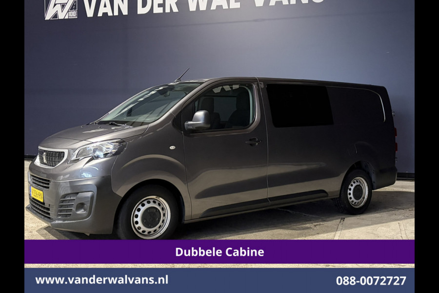 Peugeot Expert 2.0 BlueHDI 123pk L3H1 Dubbele Cabine Euro6 Airco | 5-Zits | 2500kg Trekhaak Cruisecontrol, Parkeersensoren