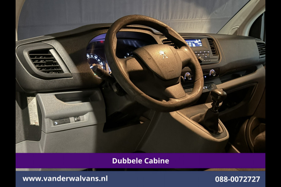 Peugeot Expert 2.0 BlueHDI 123pk L3H1 Dubbele Cabine Euro6 Airco | 5-Zits | 2500kg Trekhaak Cruisecontrol, Parkeersensoren