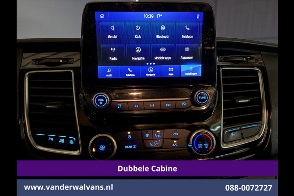 Ford Transit 2.0 TDCI 131pk L3H2 Dubbele Cabine Euro6 Airco | Xenon | 5-Zits | Navigatie | LED | Apple Carplay Cruisecontrol, Android Auto, Parkeersensoren, LM Velgen