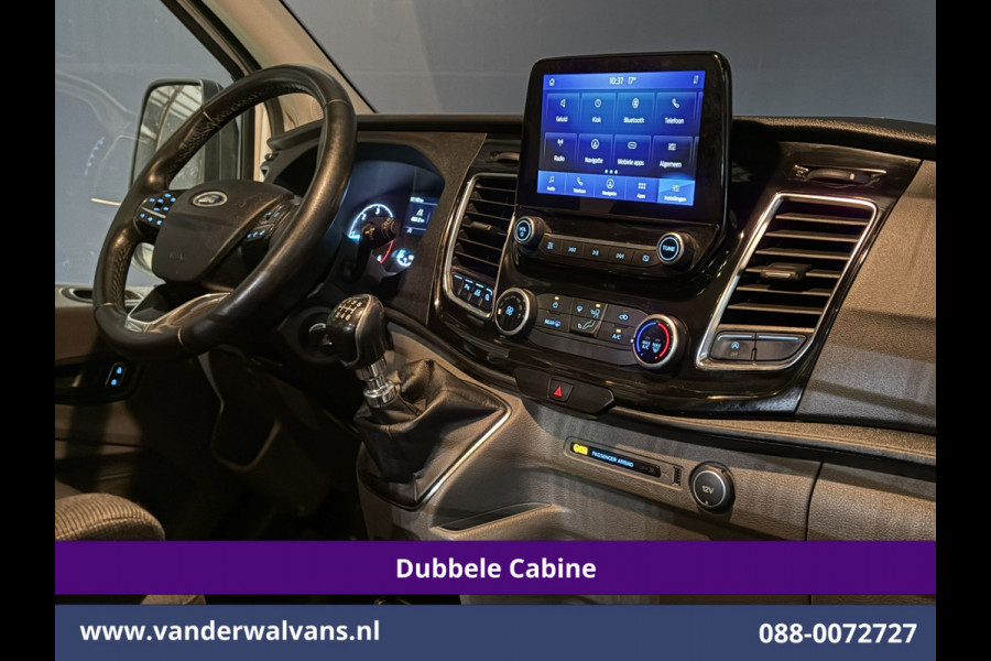 Ford Transit 2.0 TDCI 131pk L3H2 Dubbele Cabine Euro6 Airco | Xenon | 5-Zits | Navigatie | LED | Apple Carplay Cruisecontrol, Android Auto, Parkeersensoren, LM Velgen
