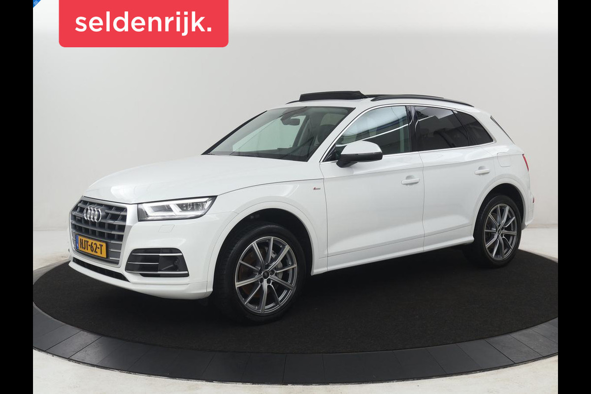 Audi Q5 50 TFSI e quattro S edition | SOH 85,5% | Panoramadak | Half leder | Stoelverwarming | Adaptive cruise | Dodehoek detectie | Camera | Park assist | Navigatie | Bluetooth | Climate control