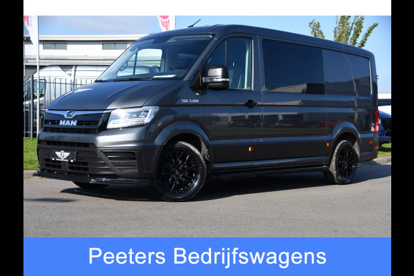 MAN TGE 3.180 35 2.0 L3H2 DC PB Edition Camera, Cruise, Carplay, LED, 177pk, Automaat, Sensoren, Multimedia, Uniek!