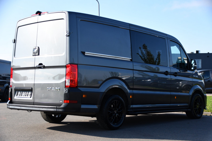 MAN TGE 3.180 35 2.0 L3H2 DC PB Edition Camera, Cruise, Carplay, LED, 177pk, Automaat, Sensoren, Multimedia, Uniek!