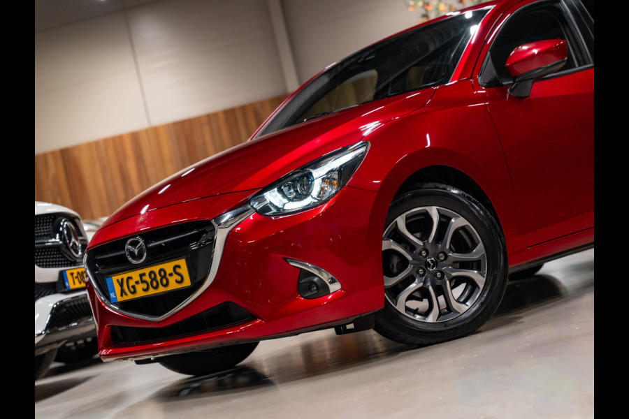 Mazda 2 1.5 Skyactiv-G GT-M Automaat, Hud, Cam, Navi, PDC, Private Glas, Voll Led, Dealer Onderhouden
