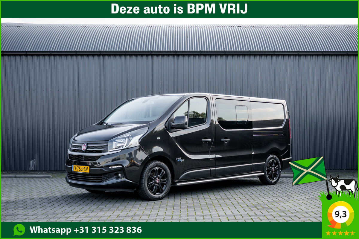 Fiat Talento 1.6 D L2H1 | 145 PK | DC 5-Zits | Leder | Schuifdeur L+R | Camera | Cruise | Climatronic | Trekhaak