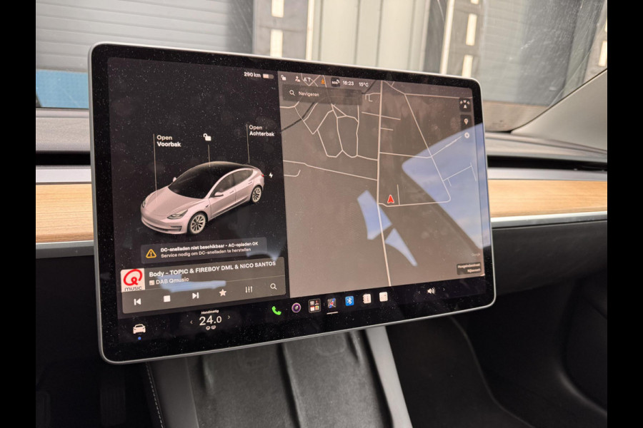 Tesla Model 3 Long Range AWD 75 kWh | SOH: 90,4% | Full Self-Driving Capability Pack | V+A stoel & stuur verwarming |