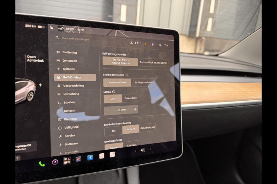 Tesla Model 3 Long Range AWD 75 kWh | SOH: 90,4% | Full Self-Driving Capability Pack | V+A stoel & stuur verwarming |