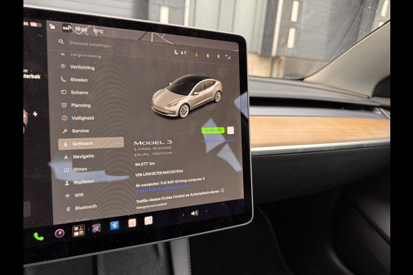 Tesla Model 3 Long Range AWD 75 kWh | SOH: 90,4% | Full Self-Driving Capability Pack | V+A stoel & stuur verwarming |