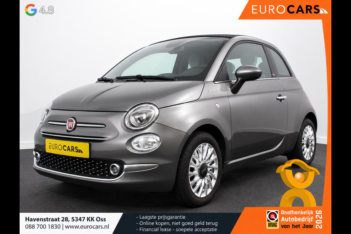 Fiat 500C 1.0 Hybrid Dolcevita Lederen Bekleding Cruise Control Climate Control Parkeersensoren Achter DAB Lichtmetalen Velgen