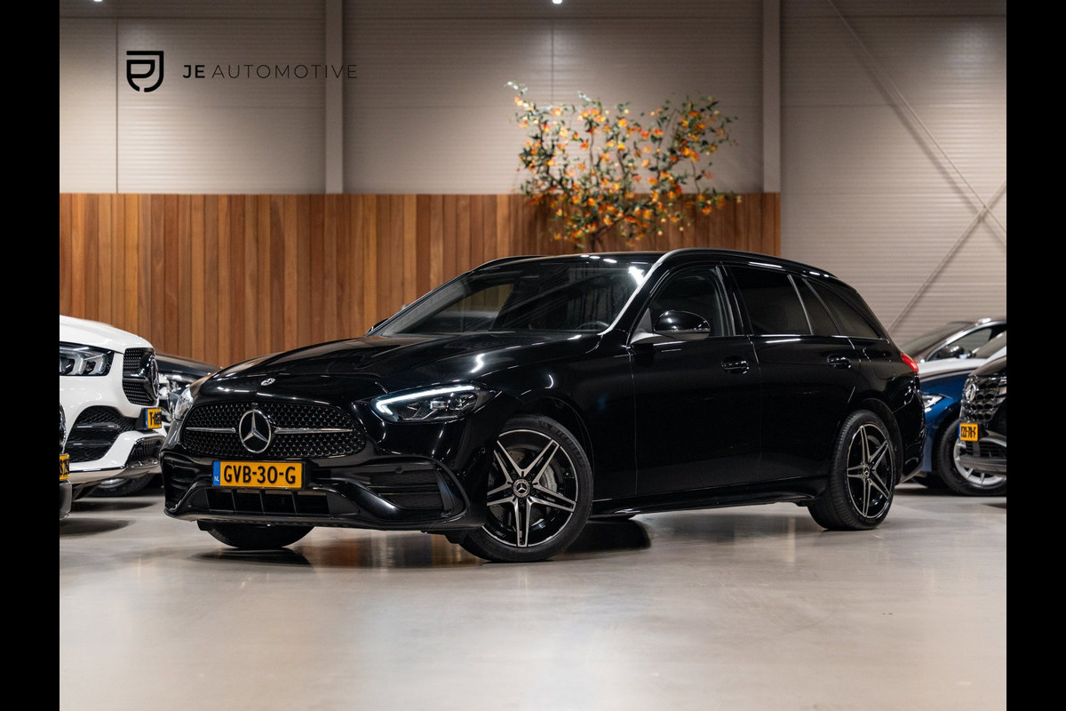 Mercedes-Benz C-Klasse Estate 300e AMG Line Business, Night Pakket, Plug-In, Ambiënte Light, Apple Carplay, Cruise, Cam, PDC, Navi