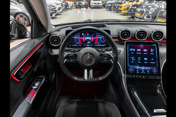 Mercedes-Benz C-Klasse Estate 300e AMG Line Business, Night Pakket, Plug-In, Ambiënte Light, Apple Carplay, Cruise, Cam, PDC, Navi