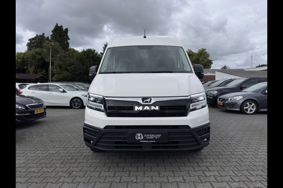 MAN eTGE Basis 36 kWh Aut. *HEATPUMP | NAVI-FULLMAP | AIRCO | CRUISE | 3-PERS | CAMERA | HEATED-ERGO-SEATS | PDC | DAB | WIFI | FULL-LED | CCS-FASTLOADER*
