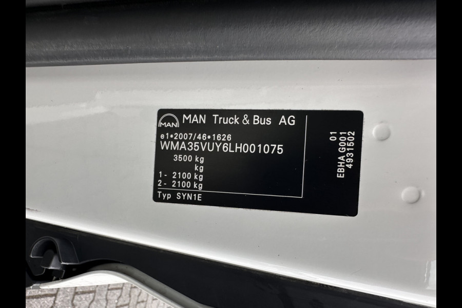 MAN eTGE Basis 36 kWh Aut. *HEATPUMP | NAVI-FULLMAP | AIRCO | CRUISE | 3-PERS | CAMERA | HEATED-ERGO-SEATS | PDC | DAB | WIFI | FULL-LED | CCS-FASTLOADER*