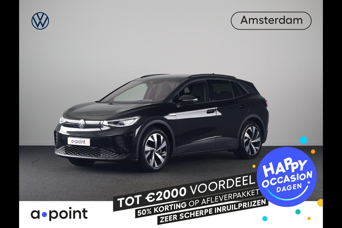 Volkswagen ID.4 Pro 77 kWh 204 pk |SOH 95,58% | Navigatie | Panoramadak | Parkeersensoren (Park assist) | Rondomzicht camera | Stoel / Voorruit / Stuur verwarming | Keyless | Elektr. Voorstoelen met geheugen |