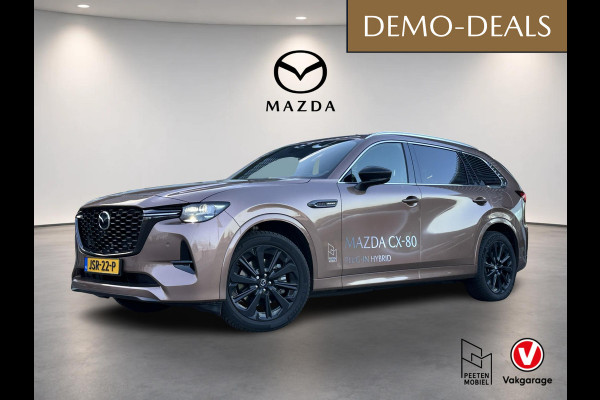 Mazda CX-80 2.5 e-SkyActiv PHEV Homura Plus | PANORAMA DAK | APPLE CARPLAY & ANDROID AUTO | CRUISE CONTROL |