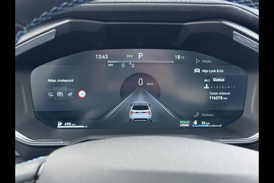 Lynk & Co 01 PHEV 261pk AUT-7 PanoDak 20"lm Trekhaak 360°Camera Apple Carplay Android Auto Adap.Cruise Navi Pdc Ecc Keyless Led Plug-In Hybri Elek.Memory.Stoel File assistent Dodehoek detector Elektrisch bedienbare achterklep Rijstrooksensor Wifi Verkeersbord detectie 425Nm/1.800KG Trekgewicht !  Origineel Nederlandse Auto € 43.000 nieuw