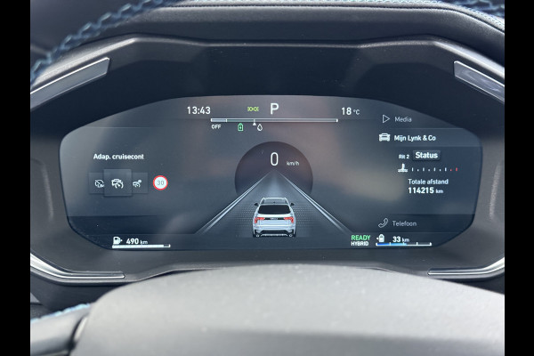 Lynk & Co 01 PHEV 261pk AUT-7 PanoDak 20"lm Trekhaak 360°Camera Apple Carplay Android Auto Adap.Cruise Navi Pdc Ecc Keyless Led Plug-In Hybri Elek.Memory.Stoel File assistent Dodehoek detector Elektrisch bedienbare achterklep Rijstrooksensor Wifi Verkeersbord detectie 425Nm/1.800KG Trekgewicht !  Origineel Nederlandse Auto € 43.000 nieuw