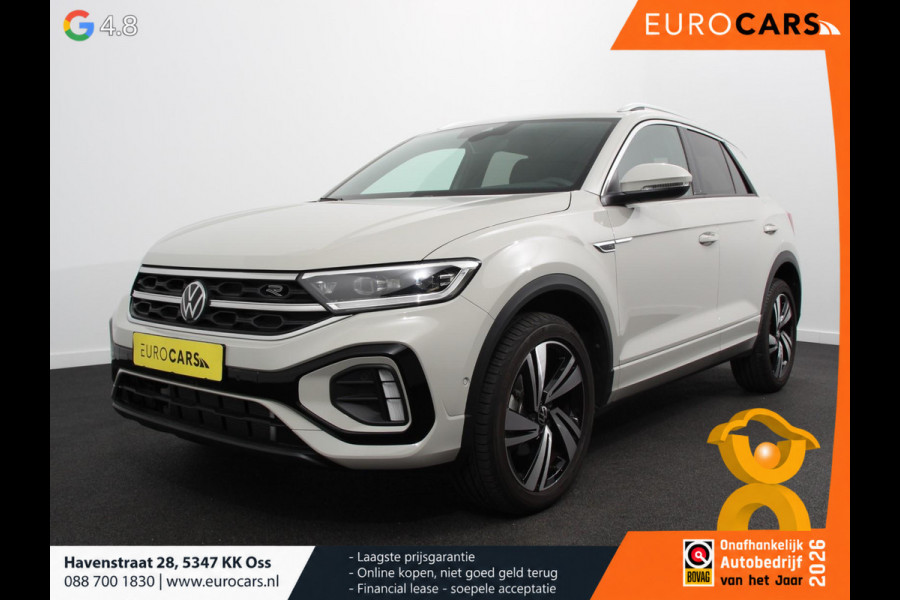 Volkswagen T-Roc 1.5 TSI R-Line + IQ Drive pakket Automaat Climate control Adaptieve cruise control Camera Parkeersensoren Stuurverwarming Stoelverwarming Keyless LED Apple Carplay/ Android Auto