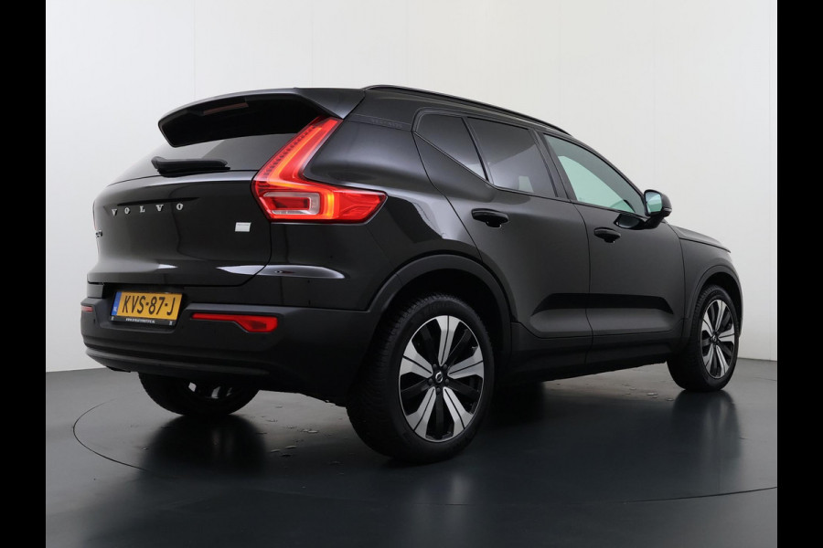 Volvo XC40 Recharge Plus SOH 92%| PILOT ASSIST ACC| ELEKTRISCHE ACHTERKLEP| DODE HOEK SENSOR |WARMTEPOMP| STOEL + STUURVERWARMING| ACHTERUITRIJCAMERA| RIJKLAAPRIJS INCL. 12 MND BOVAG GARANTIE|