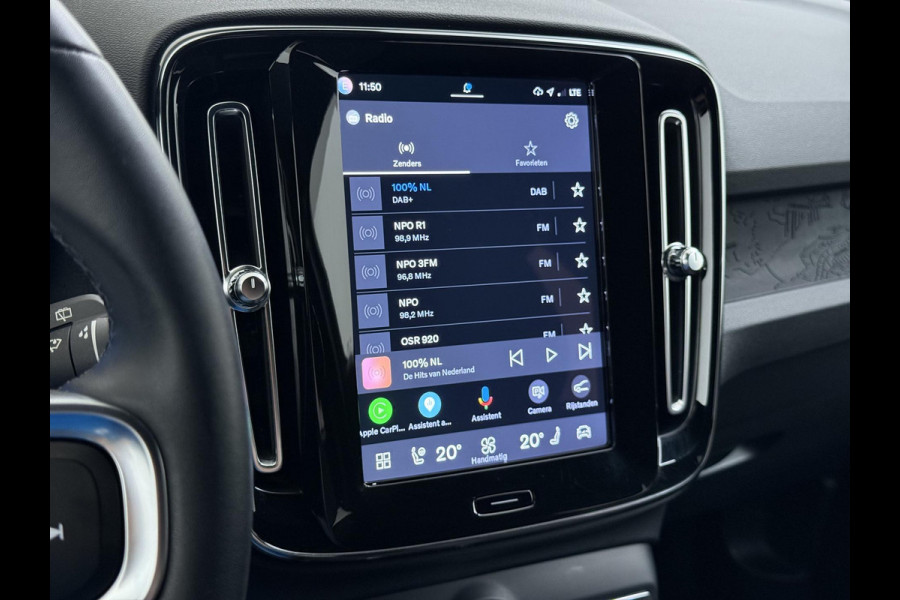 Volvo XC40 Recharge Plus SOH 92%| PILOT ASSIST ACC| ELEKTRISCHE ACHTERKLEP| DODE HOEK SENSOR |WARMTEPOMP| STOEL + STUURVERWARMING| ACHTERUITRIJCAMERA| RIJKLAAPRIJS INCL. 12 MND BOVAG GARANTIE|