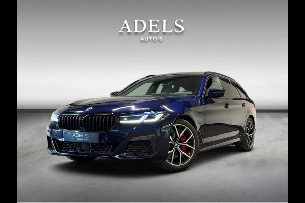 BMW 5 Serie Touring 530e xDrive M Sport Pro Pano HUD Massage Laser 4-Wielbesturing Shadowline 360 Camera Softclose Dealer Onderhou