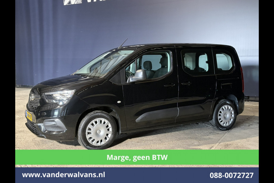 Opel Combo Life 1.2 Turbo *Marge, geen BTW* Automaat 5 Persoons Benzine L1H1 Euro6 Airco | 5-Zits | Navigatie | Apple Carplay Android Auto, Cruisecontrol, Trekhaak, Parkeersensoren, Achterklep