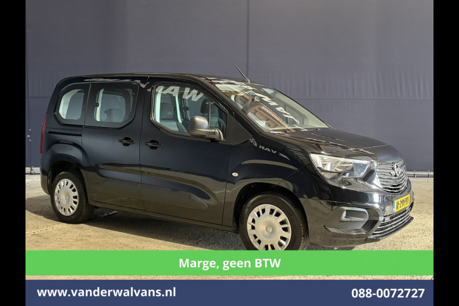 Opel Combo Life 1.2 Turbo *Marge, geen BTW* Automaat 5 Persoons Benzine L1H1 Euro6 Airco | 5-Zits | Navigatie | Apple Carplay Android Auto, Cruisecontrol, Trekhaak, Parkeersensoren, Achterklep