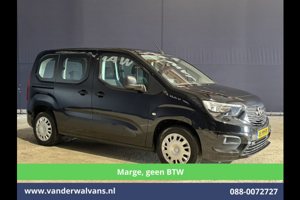 Opel Combo Life 1.2 Turbo *Marge, geen BTW* Automaat 5 Persoons Benzine L1H1 Euro6 Airco | 5-Zits | Navigatie | Apple Carplay Android Auto, Cruisecontrol, Trekhaak, Parkeersensoren, Achterklep