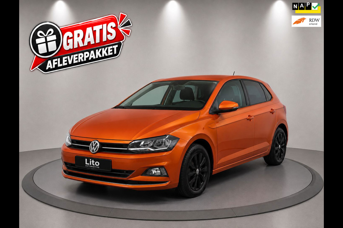 Volkswagen Polo 1.0 TSI Highline|ORANGE|HIGHLINE|VIRITUEEL|AUTOMAAT|NAVI|AIRCO|NL|