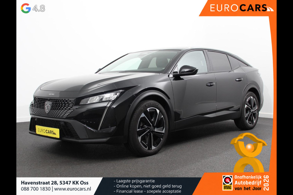 Peugeot 408 1.2 PureTech 130pk Automaat Allure Pack Electrische stoelverstelling LV stoelverwarming Camera Navigatie Climate Control Dab Led Parkeer sensoren Apple Carplay/ Android Auto