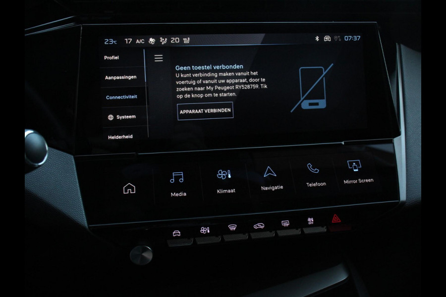 Peugeot 408 1.2 PureTech 130pk Automaat Allure Pack Electrische stoelverstelling LV stoelverwarming Camera Navigatie Climate Control Dab Led Parkeer sensoren Apple Carplay/ Android Auto