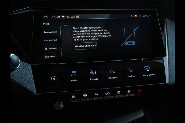 Peugeot 408 1.2 PureTech 130pk Automaat Allure Pack Electrische stoelverstelling LV stoelverwarming Camera Navigatie Climate Control Dab Led Parkeer sensoren Apple Carplay/ Android Auto
