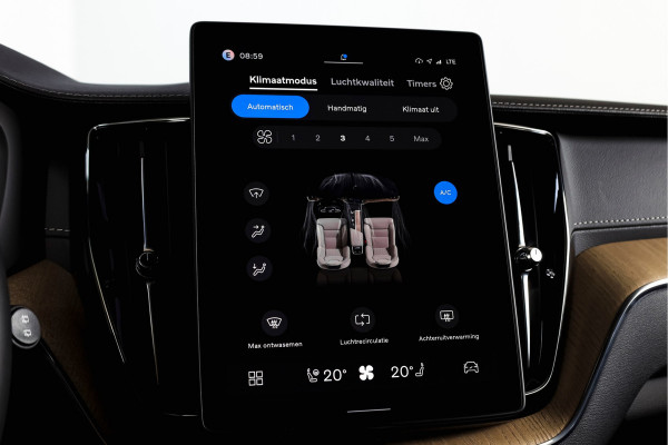 Volvo XC60 2.0 T6 Plug-in hybrid AWD Ultra Dark | Forest Lake | Adapt. Cruise | Stoel + Stuurverw. |  | 360 Camera | NAV + Carplay/Android | Elek. Klep | LM 21" | 1267